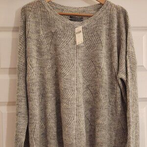 NWT Anthropology Grey Sweater, Oversized, Large